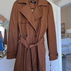 Dkny fall/winter heavy trench. New with tags. Size 2 women’s